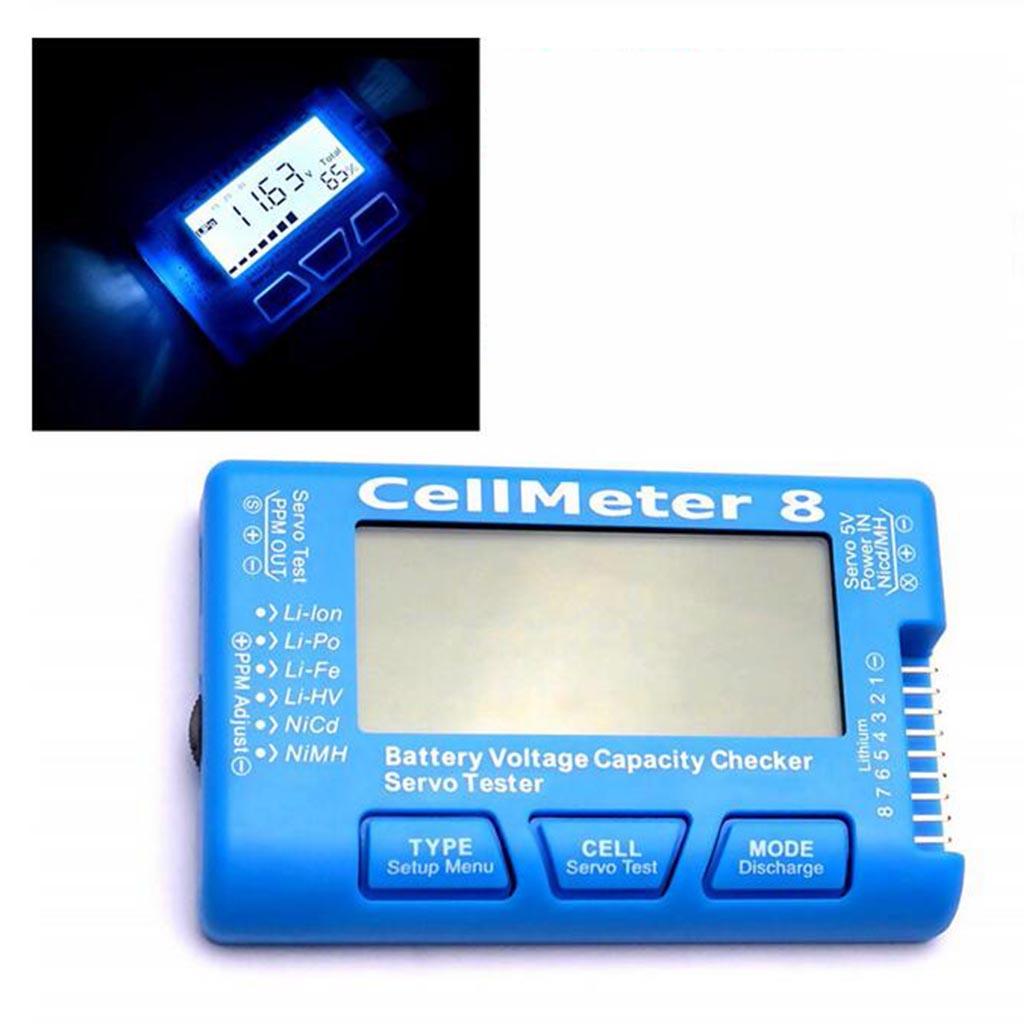 Drone Battery Voltage Checker - Digital Battery Voltage Checker RC Cellmeter