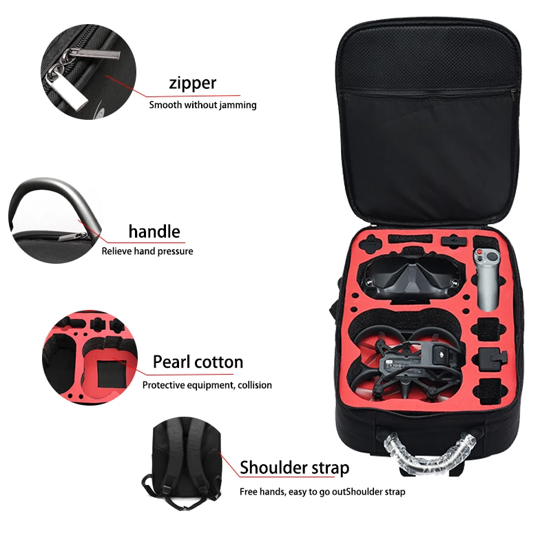 Portable Case Backpack Nylon W - Drone Battery Case ulasan dan harga