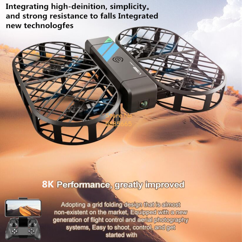 8K HD Camera 360° Protection O - Drone Battery Case ulasan dan harga