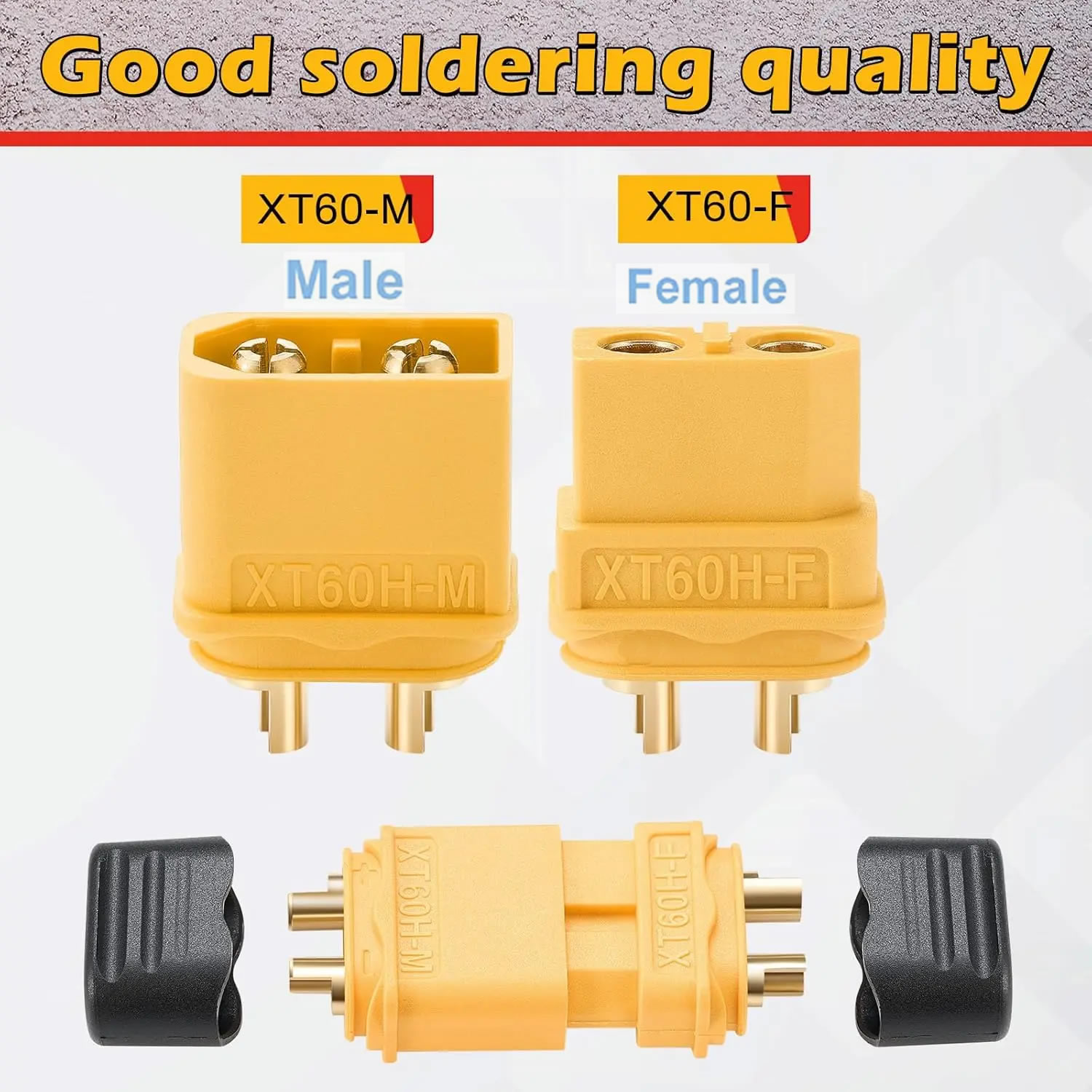 XT60 Connector Plug with Sheat - Drone Battery Connector ulasan dan harga