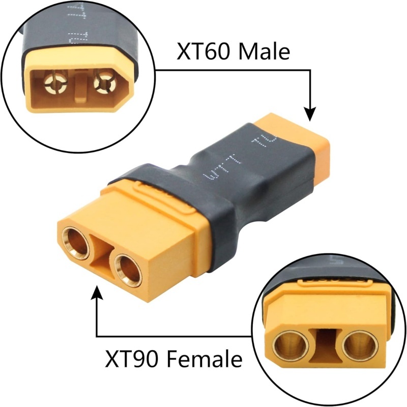 2Pcs/Lot XT90 Male Female to X - Drone Battery Charger ulasan dan harga