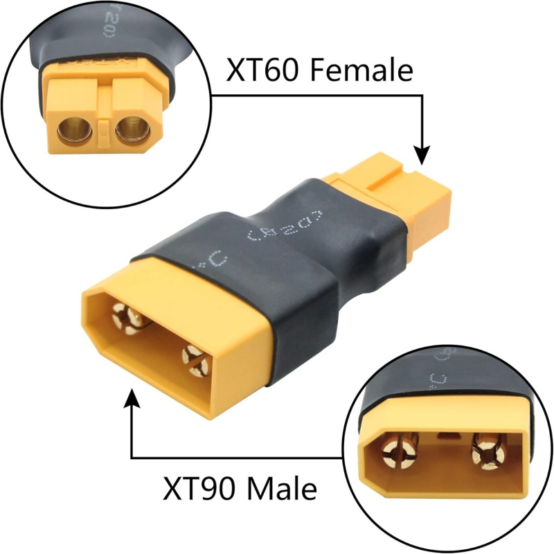 2Pcs/Lot XT90 Male Female to X - Drone Battery Charger ulasan dan harga
