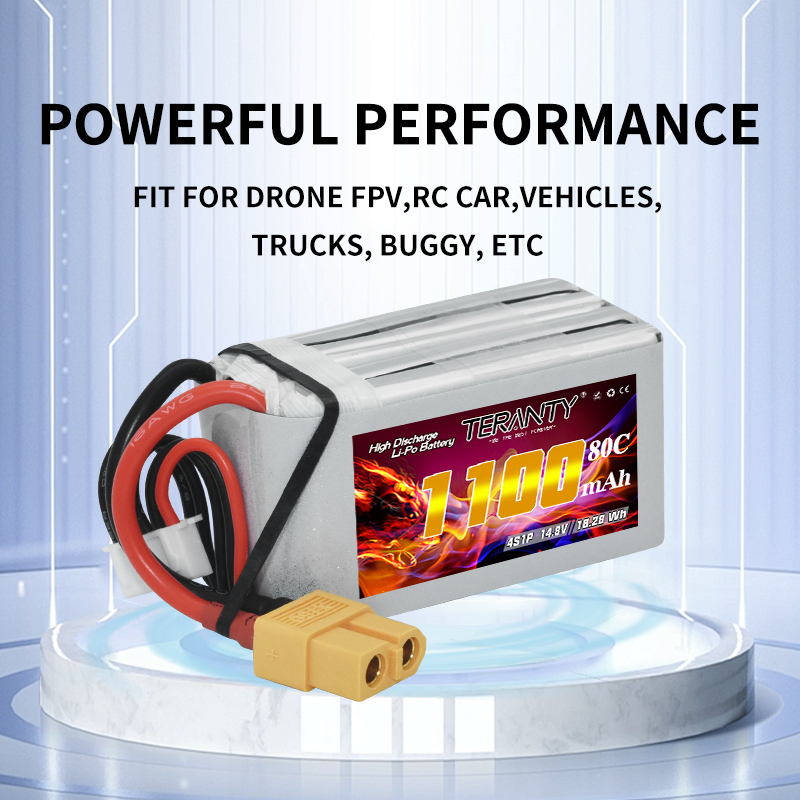TERANTY 4S 1100mAh 80C/160C Li - Drone Battery Lipo ulasan dan harga