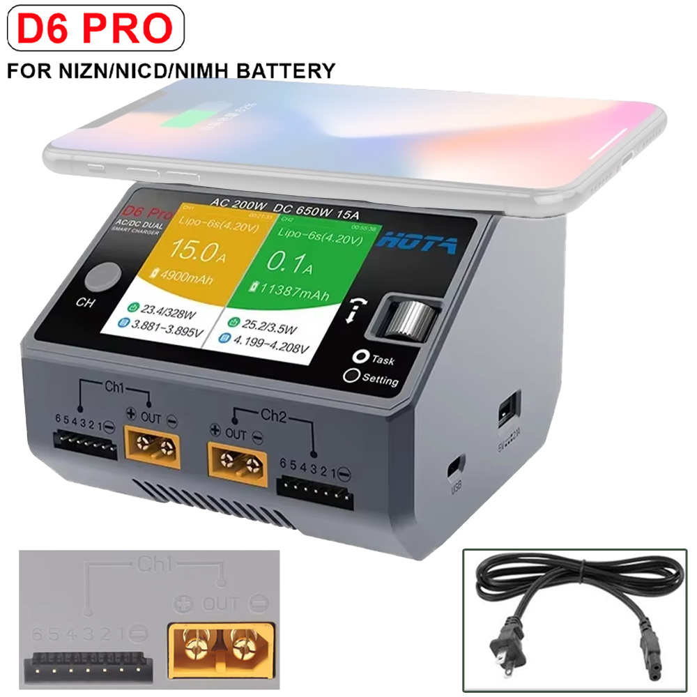 NEW HOTA D6 Pro Grey AC 200w D - Drone Battery Smart ulasan dan harga