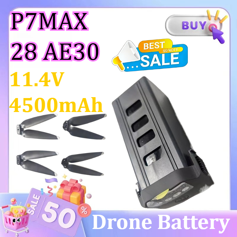 11.4V 4500mAh P7MAX 28 AE30 Dr - Drone Battery Li-Ion ulasan dan harga