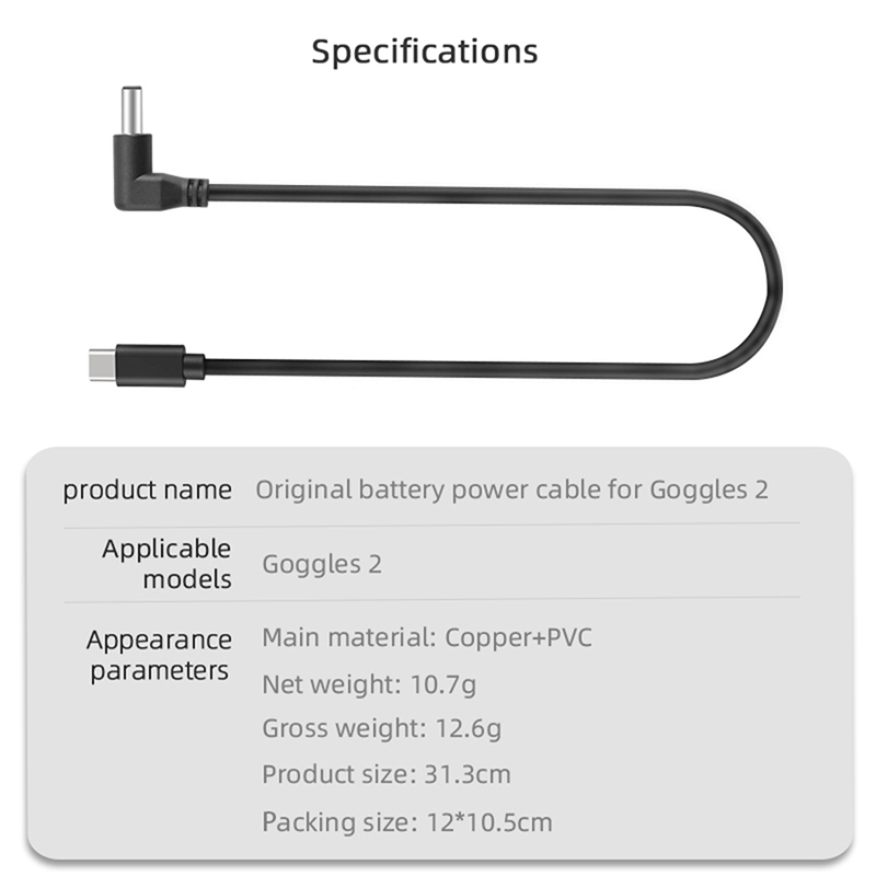 Original Glasses Battery Cable - Drone Battery Case ulasan dan harga